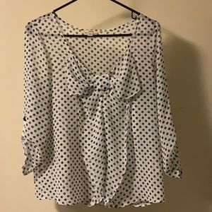Timing blouse size small